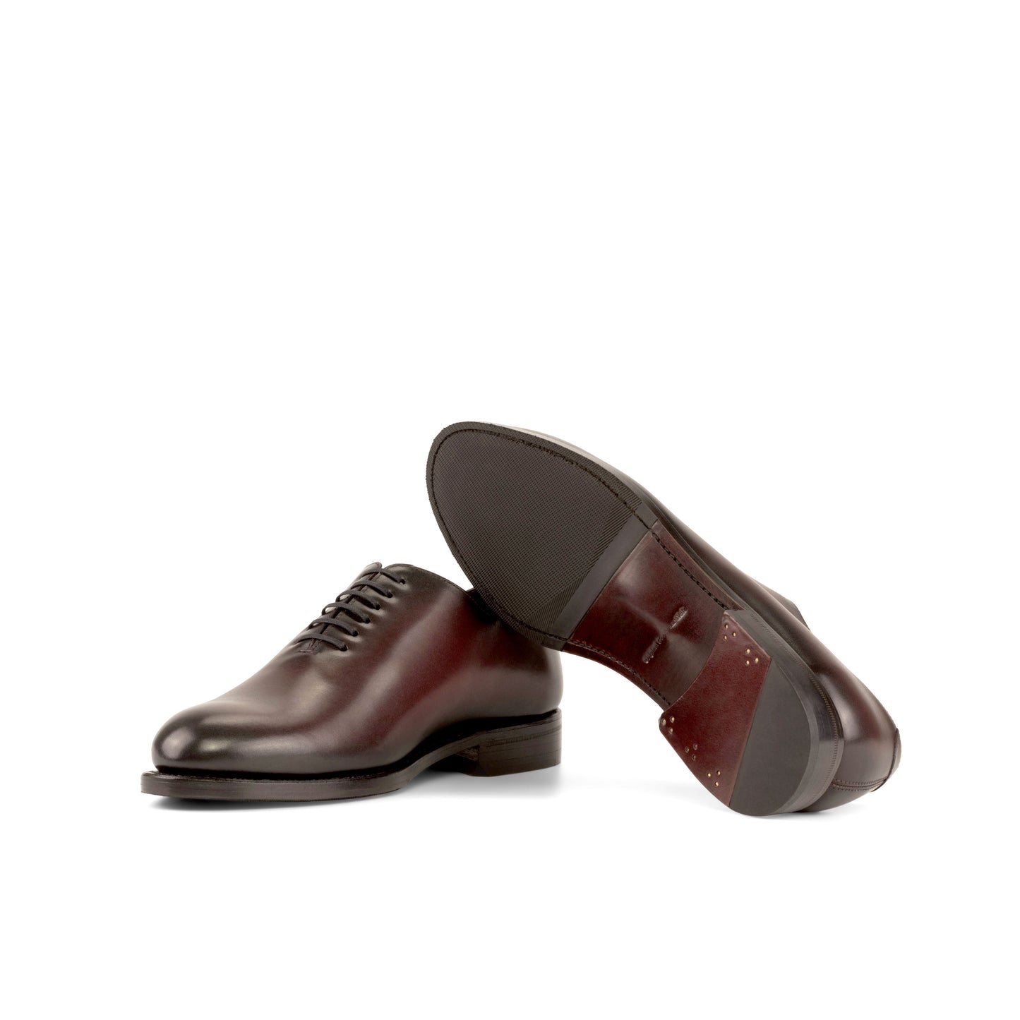 Wholecut Oxford In Burgundy Calf