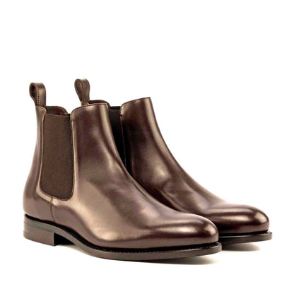 Chelsea Boot in Dark Brown Box Calf - Zatorres | Free Shipping on orders over $200